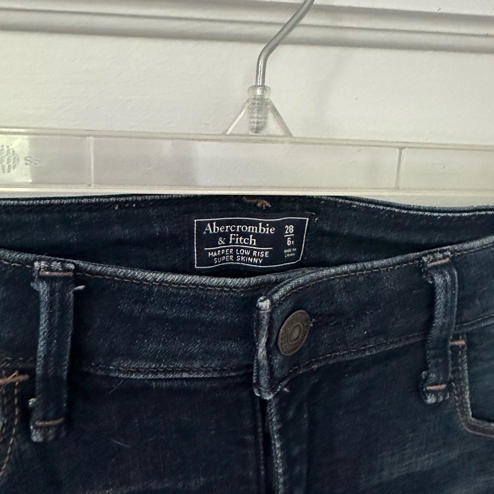 Abercrombie & Fitch Blue Skinny Jeans - Picture 3 of 7